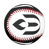 白黒UUシャリス 野球ボール (正面左)