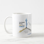 白11のozのクラシックで白いマグのフリーマーケットのお金 コーヒーマグカップ (左)