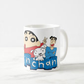 白11のozのクラシックで白いマグのshinchan desaint コーヒーマグカップ (正面右)