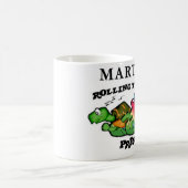 白11のozのクラシックで白いマグ コーヒーマグカップ (中央)