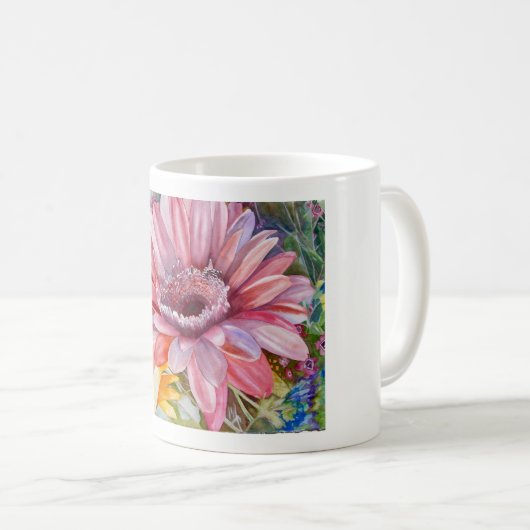 白11のozのクラシックのマグ コーヒーマグカップ (正面右)