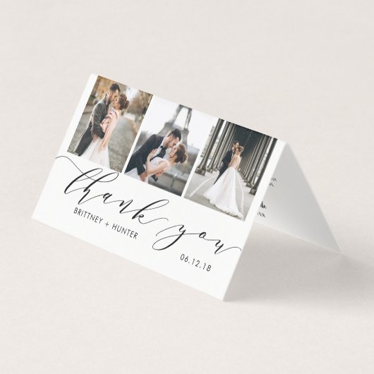 白3エレガント枚コラージュありがとう (正面)