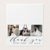 白3エレガント枚コラージュありがとう (外部フラット)