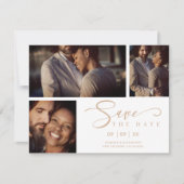 白3枚の写真コラージュ結婚のスクリプおもしろいト (正面)