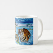 白325のmlのクラシックで白いマグ コーヒーマグカップ (正面右)