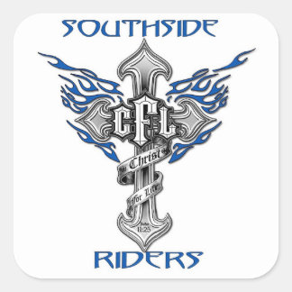 白3x3正方形ステッカー スクエアシール