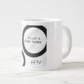 白500年の誕生日 ジャンボコーヒーマグカップ (正面右)