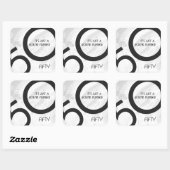 白500年の誕生日 スクエアシール (シート)