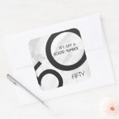 白500年の誕生日 スクエアシール (封筒)