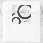 白500年の誕生日 スクエアシール (バッグ)