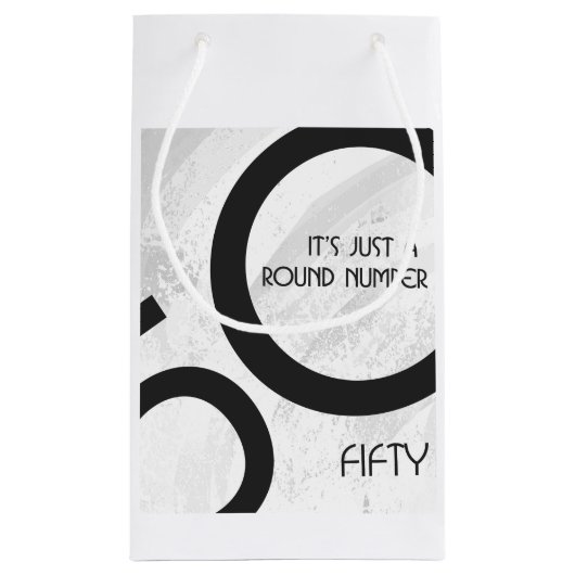 白500年の誕生日 スモールペーパーバッグ (裏面)