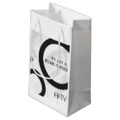 白500年の誕生日 スモールペーパーバッグ (裏面アングル)