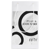 白500年の誕生日 スモールペーパーバッグ (正面)