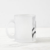 白500年の誕生日 フロストグラスマグカップ (左)