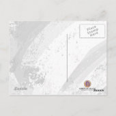 白500年の誕生日 ポストカード (裏面)