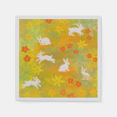 白 スタンダードカクテルナプキン (正面)