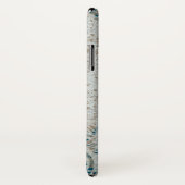 白、タン、青のスタンプされたケルトデザイン Case-Mate iPhoneケース (裏面/右)