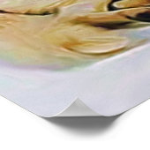 白 – ドイツ – 羊飼い ポスター (角)