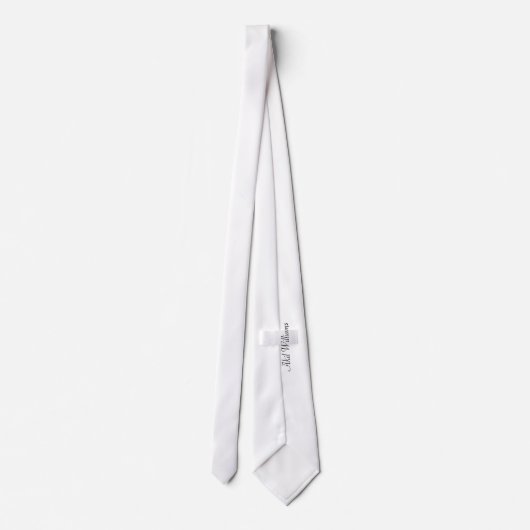 白 ネクタイ (裏面)