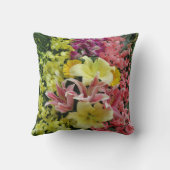 白+ピンク、緑+紫、花+花 クッション (裏面)