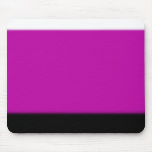 白、ピンク、黒グラデーション マウスパッド (正面)