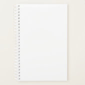 白 プランナー手帳 (正面)