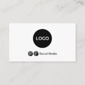 白（プレーン） 名刺 (裏面)