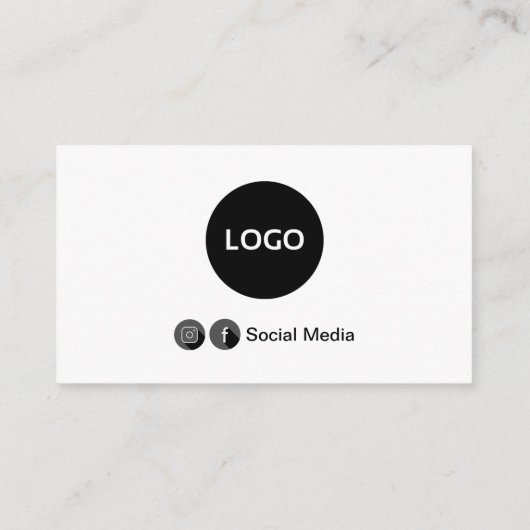 白（プレーン） 名刺 (裏面)