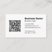 白（プレーン） 名刺 (正面)