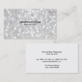 白《写真》ぼけ味 名刺 (正面/裏面)