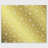 ，白，星，星，クリスマス+サンプル， ラッピングペーパー (フラット)