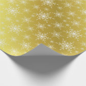 ，白，星，星，クリスマス+サンプル， ラッピングペーパー (角)