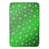 白,星, 星, クリスマス + サンプル, 色付き, バスマット (正面縦)