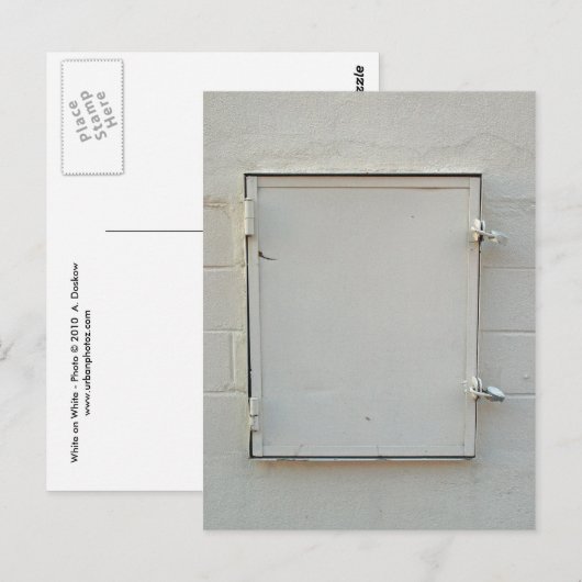 白（白） ポストカード (正面/裏面)