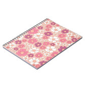 白、紫、赤面の花 ノートブック (左側)