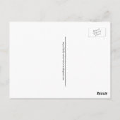 白 - 郵便ハガキの色と言語 ポストカード (裏面)