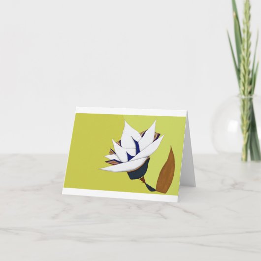 白、青、金ゴールド サンキューカード (正面)