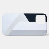 白、黒、グレーのイラストレーション Case-Mate iPhoneケース (裏面 (横))