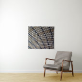 白、黒、茶色のエリアじゅうたん タペストリー (インサイチュ(横))