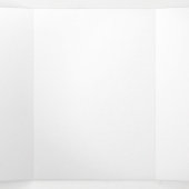 白#FFFFFFアクアヘイズ 三つ折りクリスマスカード (内部中)