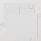 白#FFFFFFアクアヘイズ 案内ポストカード (正面/裏面)