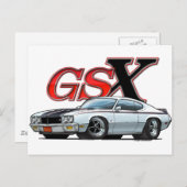白_GSX ポストカード (正面/裏面)