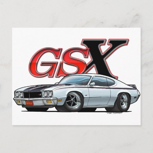 白_GSX ポストカード (正面)