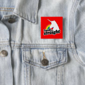 白.png全くまっすぐなユニコーン- 缶バッジ (インサイチュ)