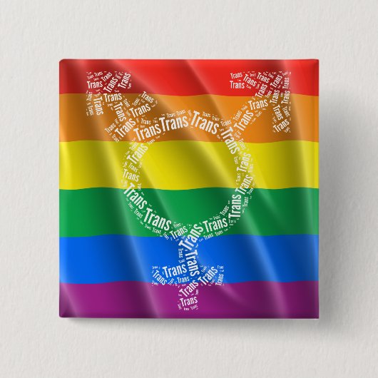 白.png TRANSの記号パターン 缶バッジ (正面)