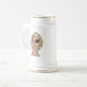 白andrewr ビールジョッキ (正面左)