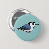 白breasted精神病院 缶バッジ (正面&裏面)