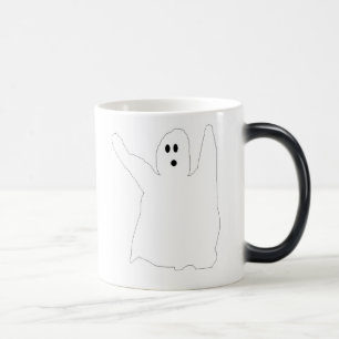 白Ghostie mug モーフィングマグカップ
