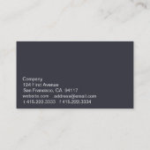 白II 名刺 (裏面)