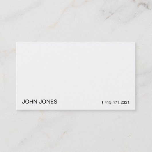 白II 名刺 (正面)